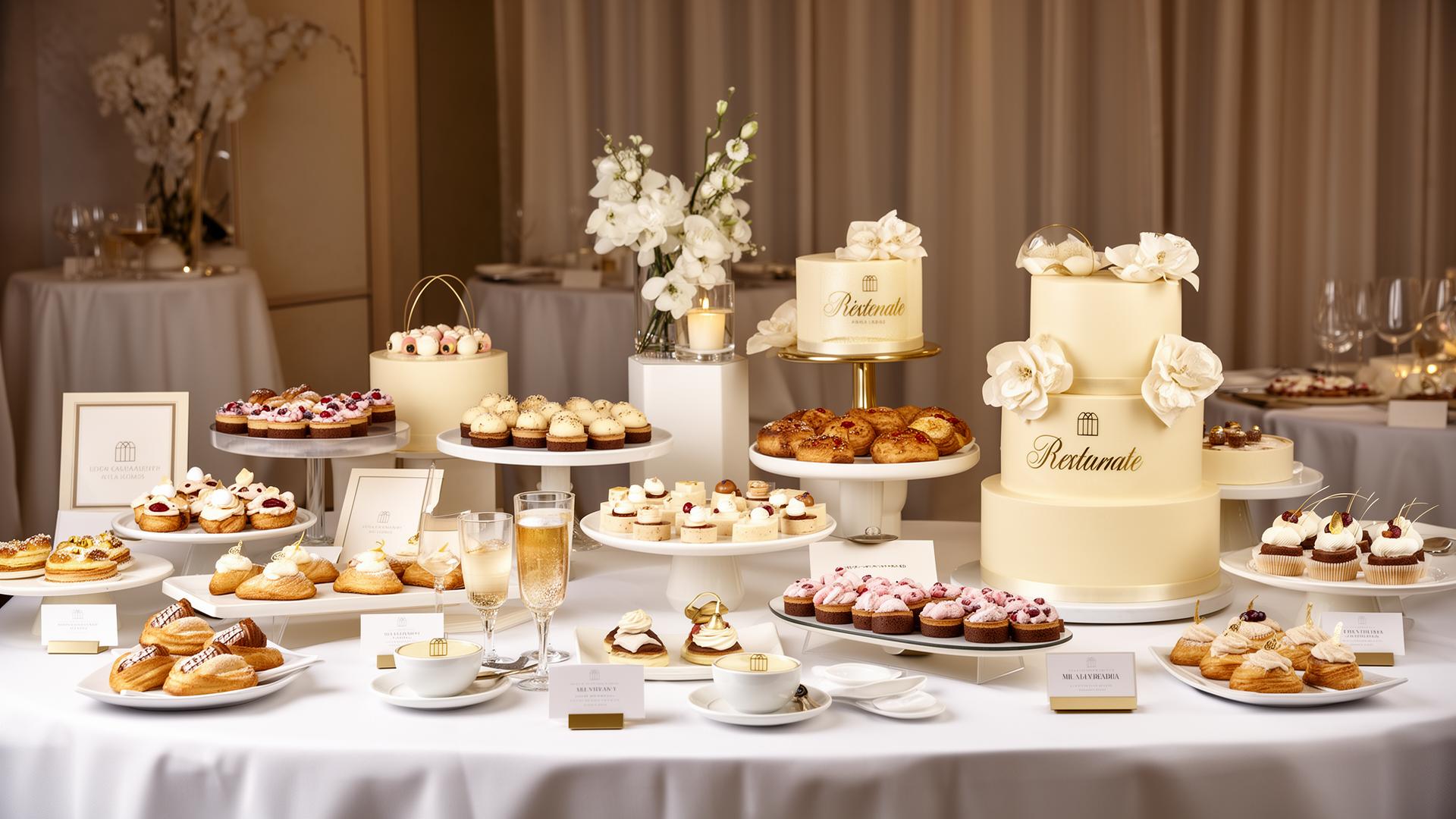 Corporate branded dessert display